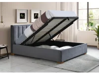 Кровать 140x200 HAZEL серый - с подъемным механизмом pilt 4