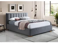 Кровать 160x200 HAZEL серый - с подъемным механизмом pilt 3