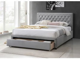 Кровать 160x200 CAVA серая