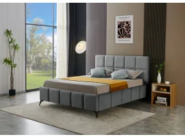 Кровать 180x200 CARLA темно-серая