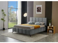Кровать 180x200 CARLA темно-серая pilt 2