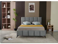 Кровать 180x200 CARLA темно-серая pilt 3