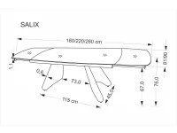 Стол раздвижной SALIX pilt 7