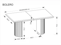Стол раздвижной BOLERO pilt 8