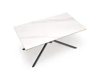 Pikendatav laud VITORINO valge marmor pilt 8