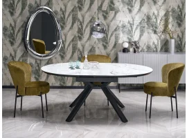 Pikendatav laud VERTIGO valge marmor