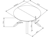 Стол раздвижной VERTIGO белый мрамор pilt 9