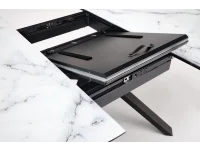 Стол раздвижной VERTIGO белый мрамор pilt 5