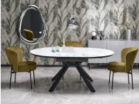 Стол раздвижной VERTIGO белый мрамор pilt 2