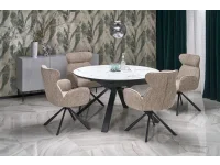 Стол раздвижной VERTIGO белый мрамор pilt 3