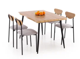 Komplekt DICKY laud + 4 tooli