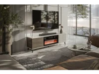 TV стол RANDOM 2 RTV-180K с электрокамином pilt 8