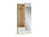 Прихожая CORAL золотой дуб / белый pilt 2