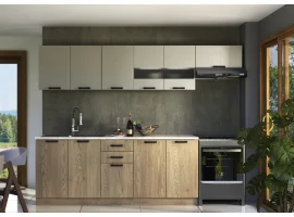 Кухня PERLA дуб кремона / кашемир