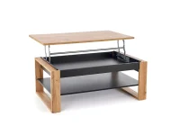 Diivanilaud BETTY tamm artisan - must pilt 3