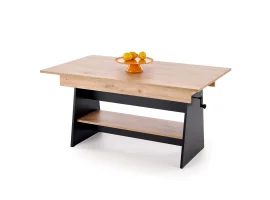 Pikendatav diivanilaud ERIKA tamm artisan - must