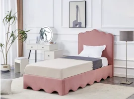 Кровать 90x200 ORSO розовая