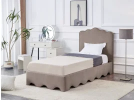 Кровать 90x200 ORSO бежевая