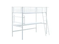 Кровать двухъярусная DOLCE 90 белая pilt 4