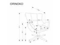 Кресло ORINOKO бежевый pilt 10