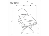 Tugitool MERRY 2 cappuccino pilt 9