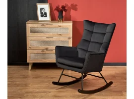 Кресло-качалка BAZALTO чёрный
