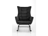 Кресло-качалка BAZALTO чёрный pilt 3