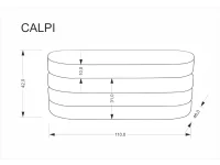 Скамья-сундук CALPI серый pilt 8