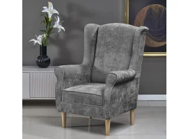 Кресло HERMES серый