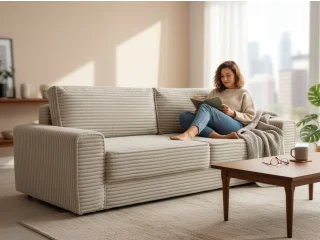 Diivanvoodi BROOKLYN - kreemjas T02 pilt