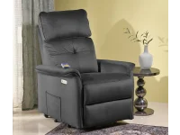 Tugitool SEMIR 2 elektriline recliner - Must pilt 2