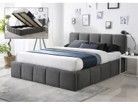 Кровать 180x200 TONE с подъемным механизмом - Темно-серая pilt 2