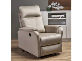 Кресло CROCUS recliner электрический - Бежевый