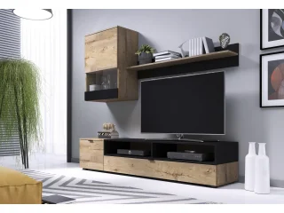 Секция SNAP дуб лефкас - черный pilt