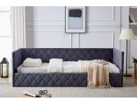 Кровать 90x200 ELIZA с подъемным механизмом - Серая pilt 2