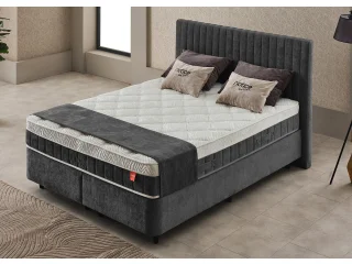 Kontinentaalvoodi 160х200 AMORE tumehall pilt