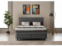 Kontinentaalvoodi 160х200 AMORE tumehall pilt 3