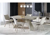 Стол раздвижной ARMANI  травертин / кашемир pilt 6