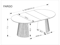 Стол раздвижной FARGO pilt 12
