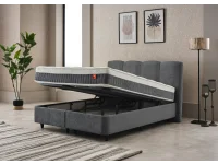 Континентальная кровать 140х200 ZEN серая pilt 2