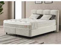 Континентальная кровать 160х200 ZEN светло-бежевая pilt 3