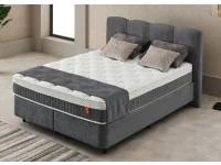 Континентальная кровать 160х200 ZEN серая pilt 2