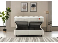 Континентальная кровать 180х200 ZEN светло-бежевая pilt 7