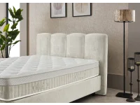 Континентальная кровать 180х200 ZEN светло-бежевая pilt 5