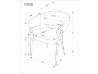Стул K609 бежевый pilt 6