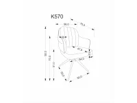 Стул K570 корица pilt 5
