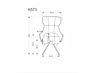 Стул K573 серый pilt 4