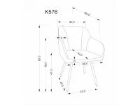 Стул K576 бежевый pilt 9