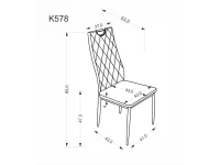 Стул K578 pilt 4