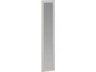 FORMO - F3 esik peegliga MODULAARSE KAPISÜSTEEMI jaoks - kašmiir pilt